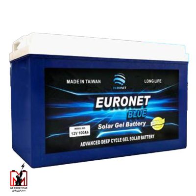 باتری یو پی اس 12 ولت 100 آمپر ساعت یورونت مدل EUR10012 Gel