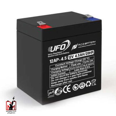 باتری یو پی اس 12 ولت 4.5 آمپر ساعت یوفو UFO مدل 12ap-4.5